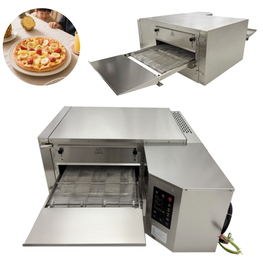 18″ 220V 9KW Pizza Oven Chain-type Heating Oven Commercial Baking Electric Oven