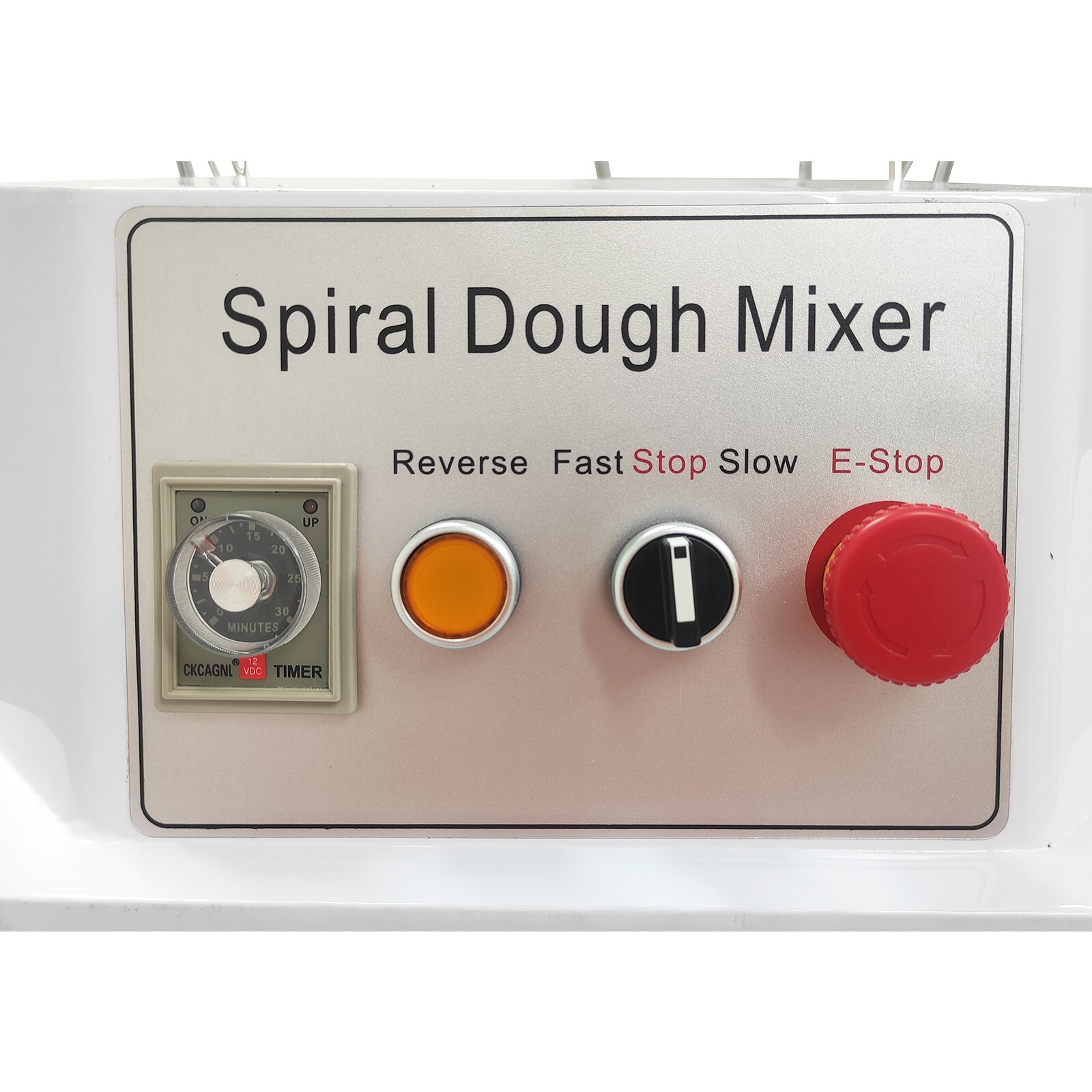 PreAsion® 60QT Commercial Spiral Dough Mixer Machine 220V Electric Flour Mixer