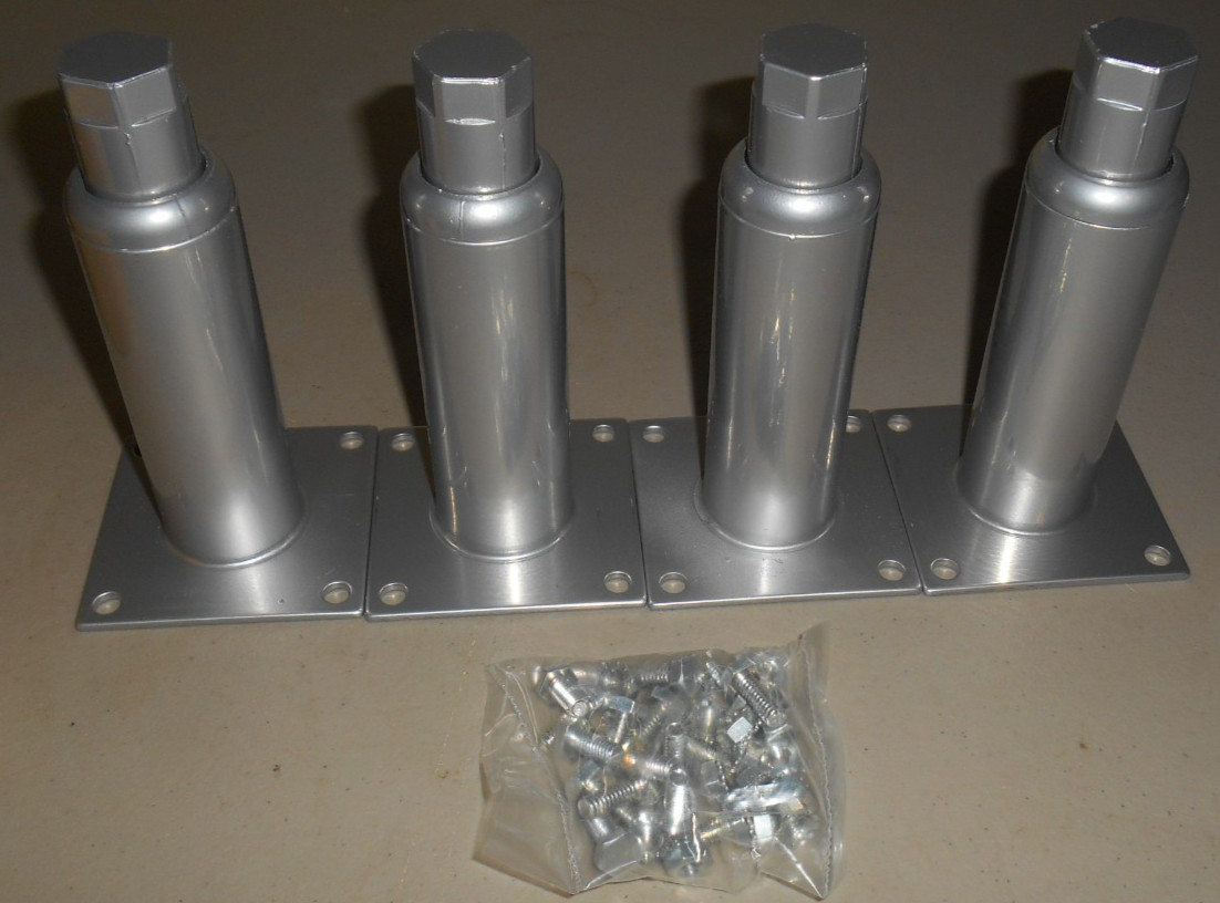 Set of 4 Legs with m/Bolts 6 1/8″-7″ Tall Fryer Ice Machine Fridge+ B3900701 #2