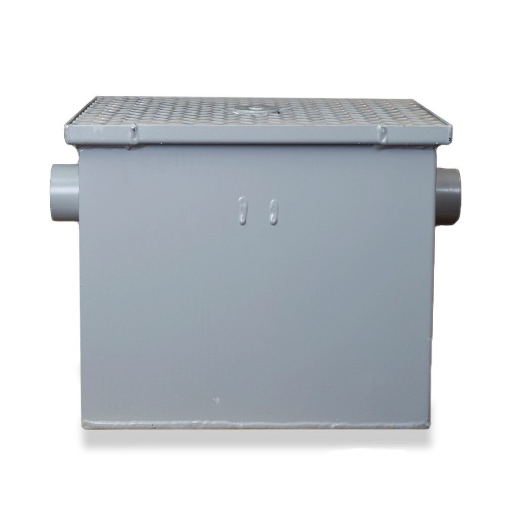 #30 Grease Trap, 15 GPM, 30 lbs, 2″ no-hub inlet/outlet