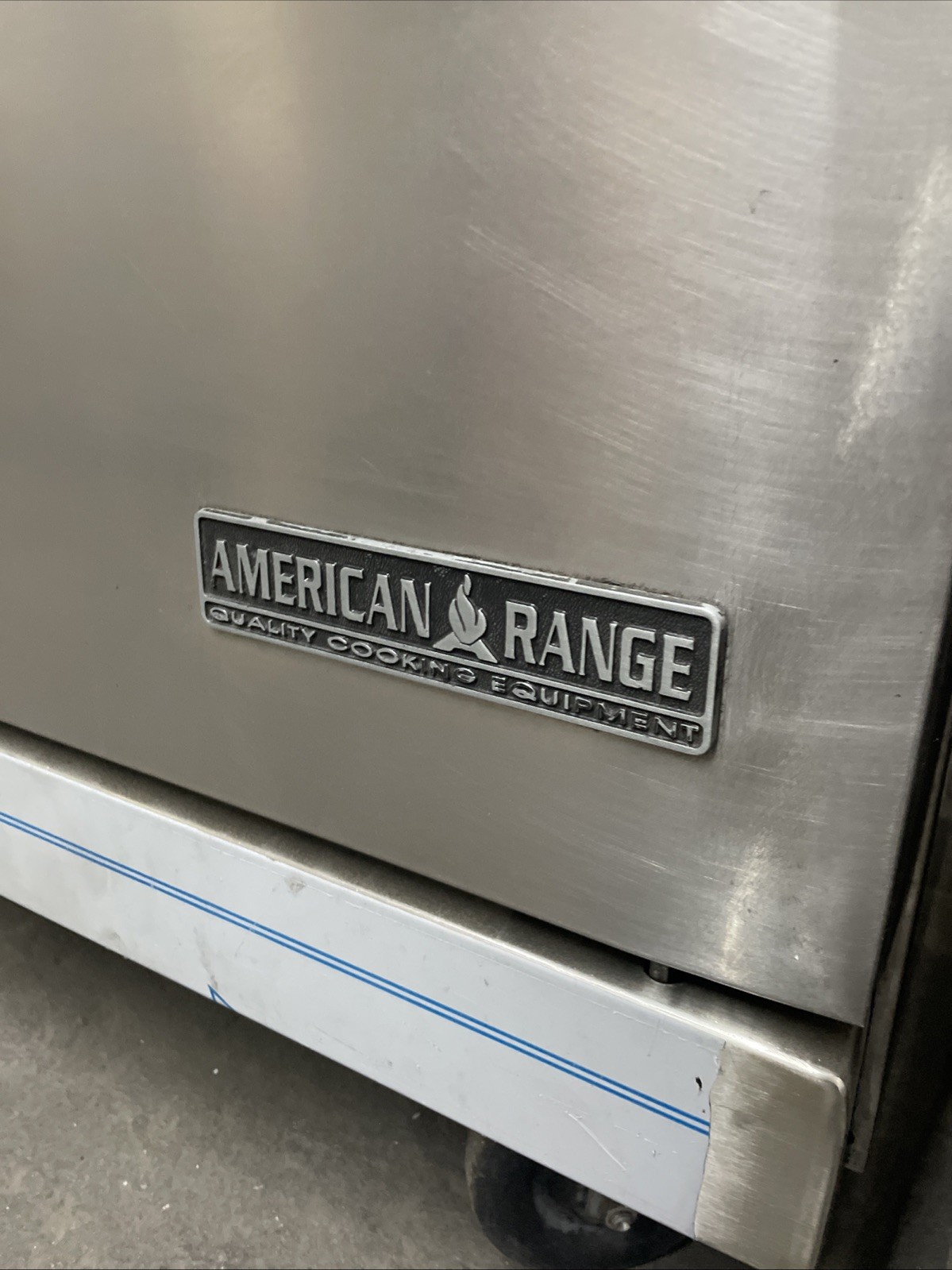 American Range 60” Commercial Griddle & Burner Range 2 Full Ovens 1 Convection