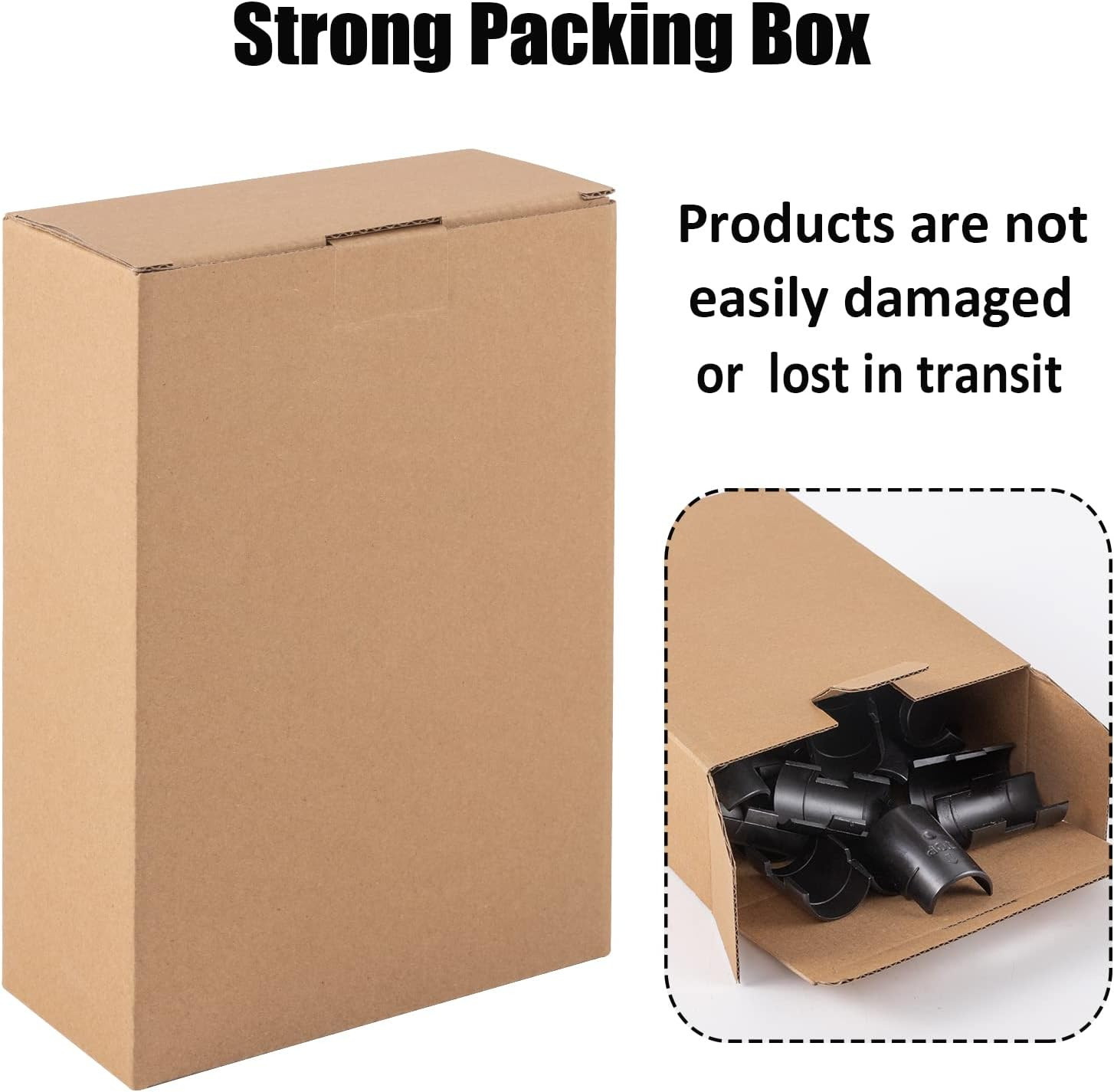 72PCS Wire Shelf Clips for 1″ Posts Replacement Lock Sleeves Split Sleeve NEW