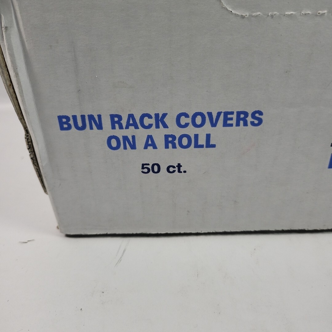 Inteplast Group Poly Bun Rack Cover, 60×80, 15 Micron, 50/Case.268