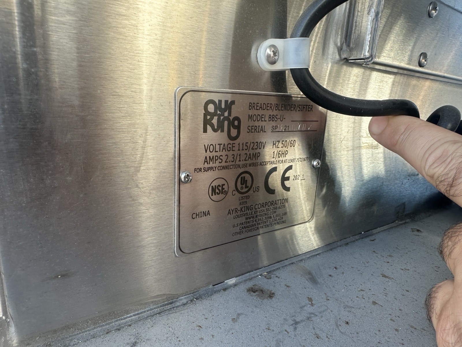 AyrKing Breader/Blender/Sifter Breading Station Brand New Msrp Over $7k