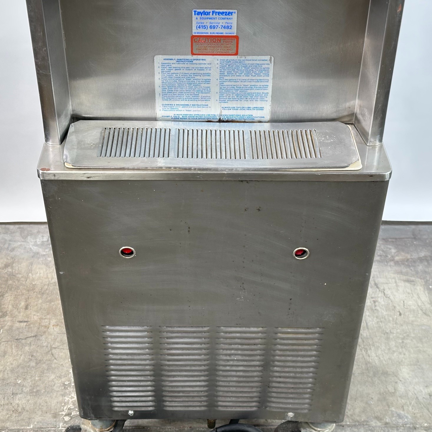 Taylor 794-33 Soft Serve Ice Cream Maker 3 Phase 208–230V (Water Cooled)