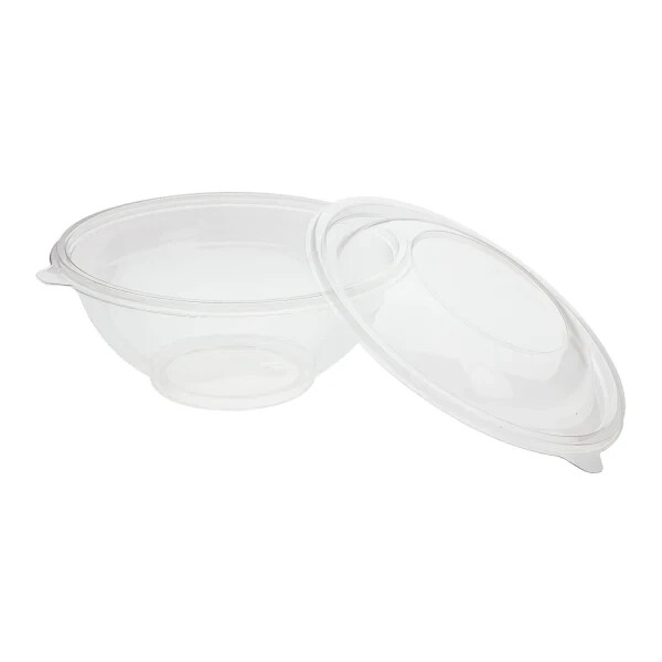Karat 24oz PET Plastic Salad Bowl – 300 ct, FP-BR24-PET