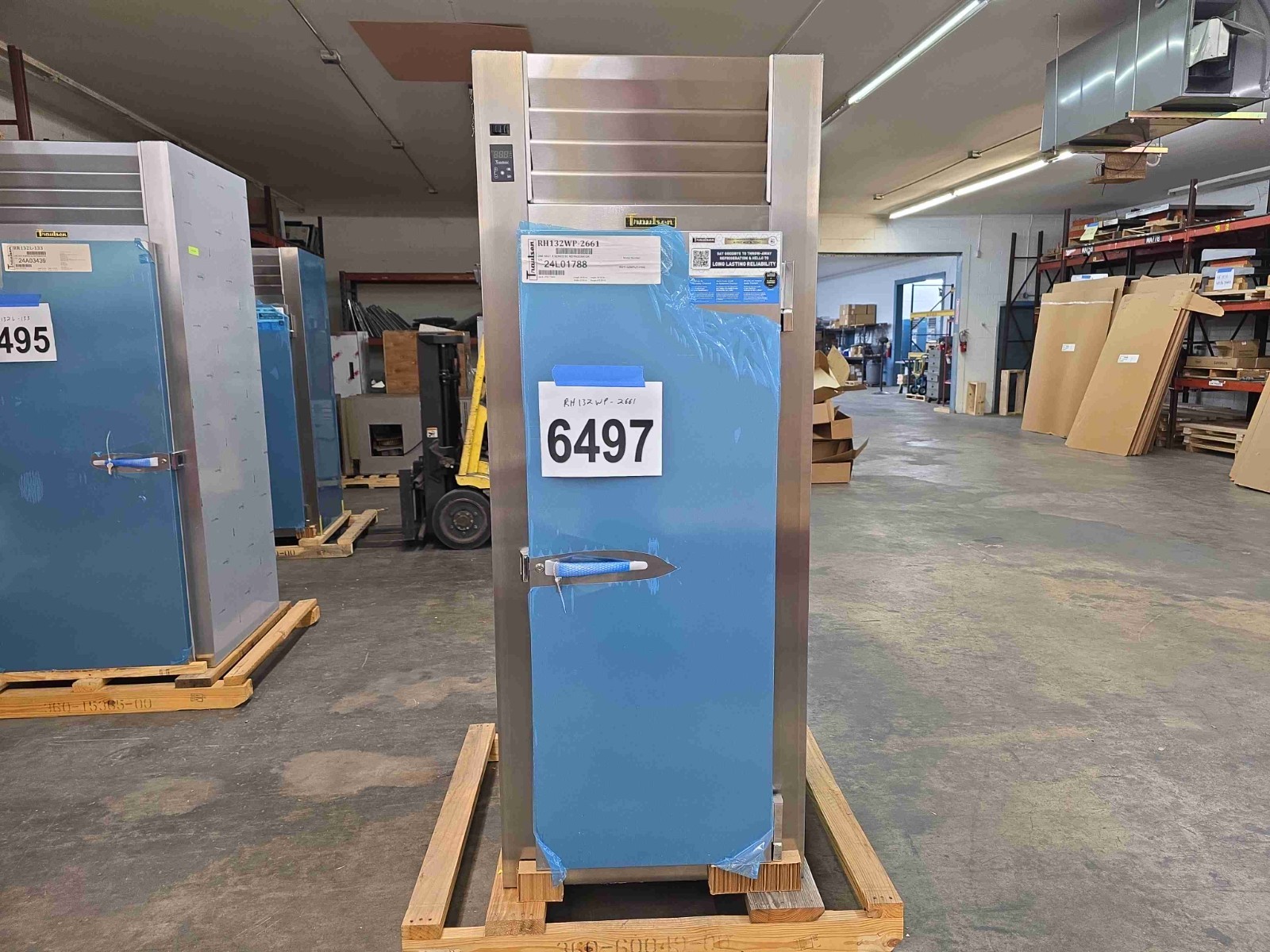 6497 New Aged Inventory Traulsen Door Refrigerator Pass Thru RHT132WPUT-FHG