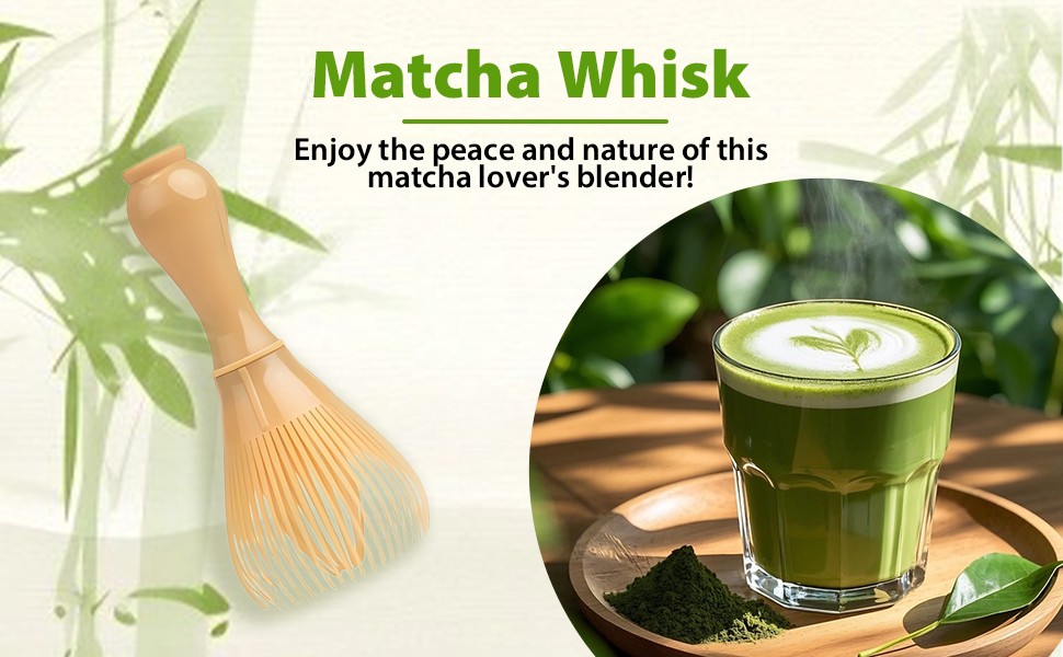 Resin Matcha Whisk Chasen Brush Tools for Matcha Green Tea Powder Reusable