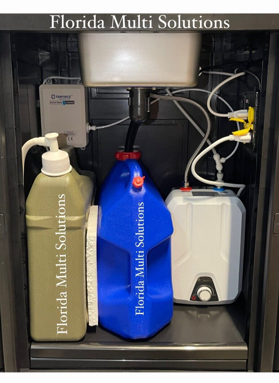 Portable Hand Wash Sink with Hot and Cold Water with NSF Parts 110V ( Side Sink)