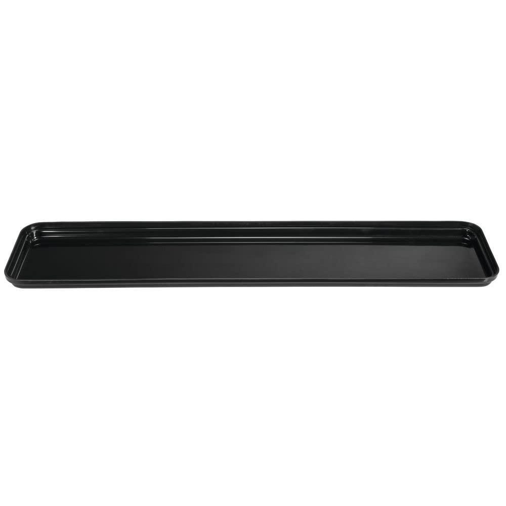 Hubert Black Market Tray for Meat and Deli Cases – 26 3/4″ L x 6″ W x 1″ H