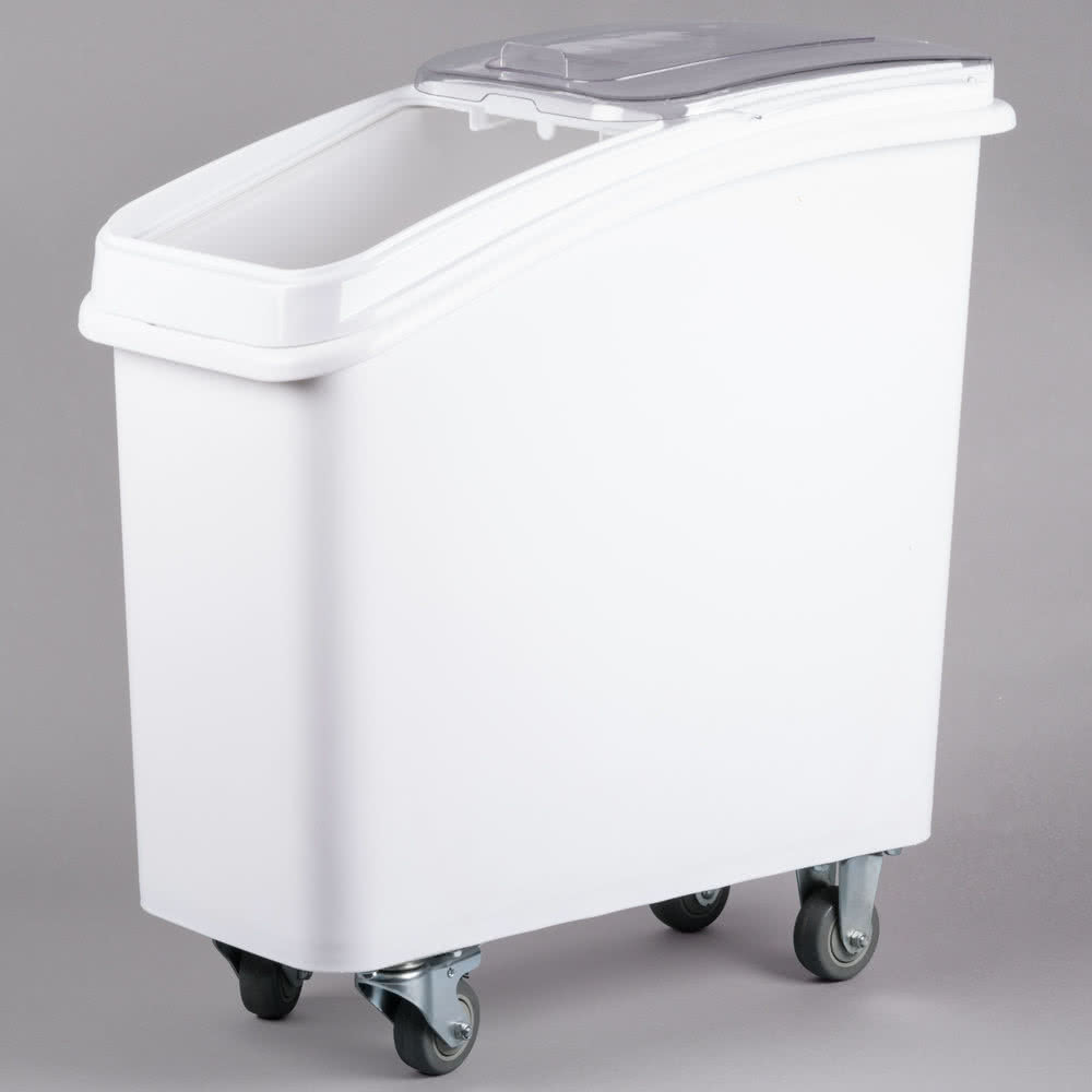 3 PACK Dry Ingredient 21 Gallon Storage Bin Caster Commercial Restaurant Kitchen