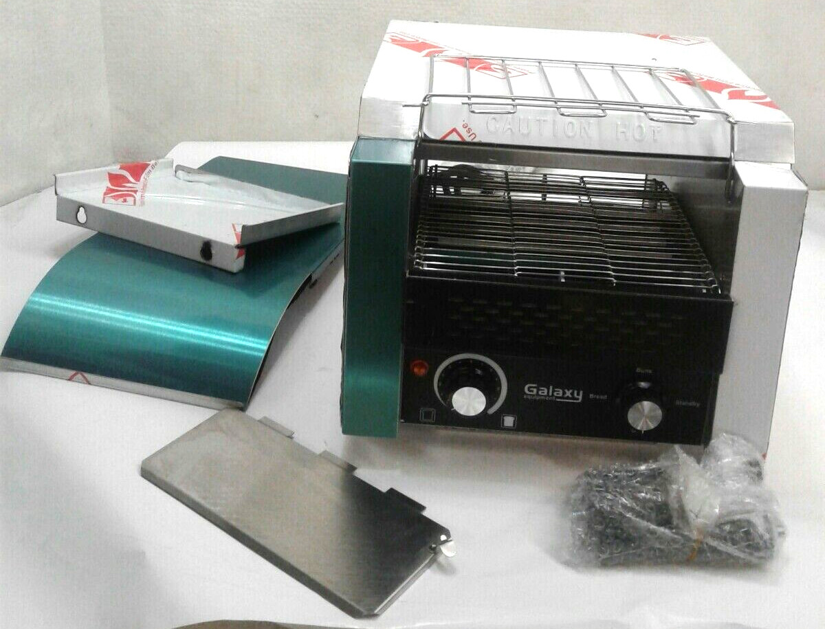 Galaxy 177GCT10 Conveyor Toaster 120V 1750W Adjustable Speed 10″ Wide 3″ Opening