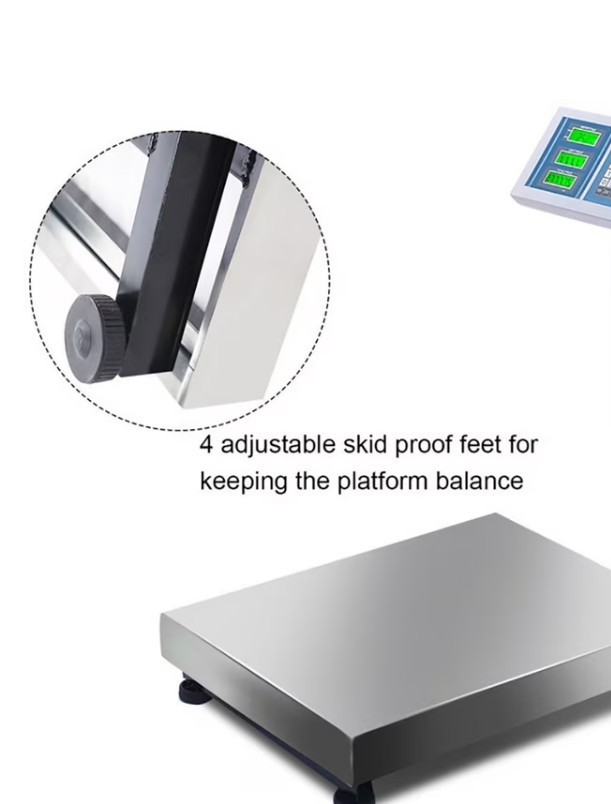 Spaco 660 lbs Weight Computing Digital Floor Platform Scale, Price Computing