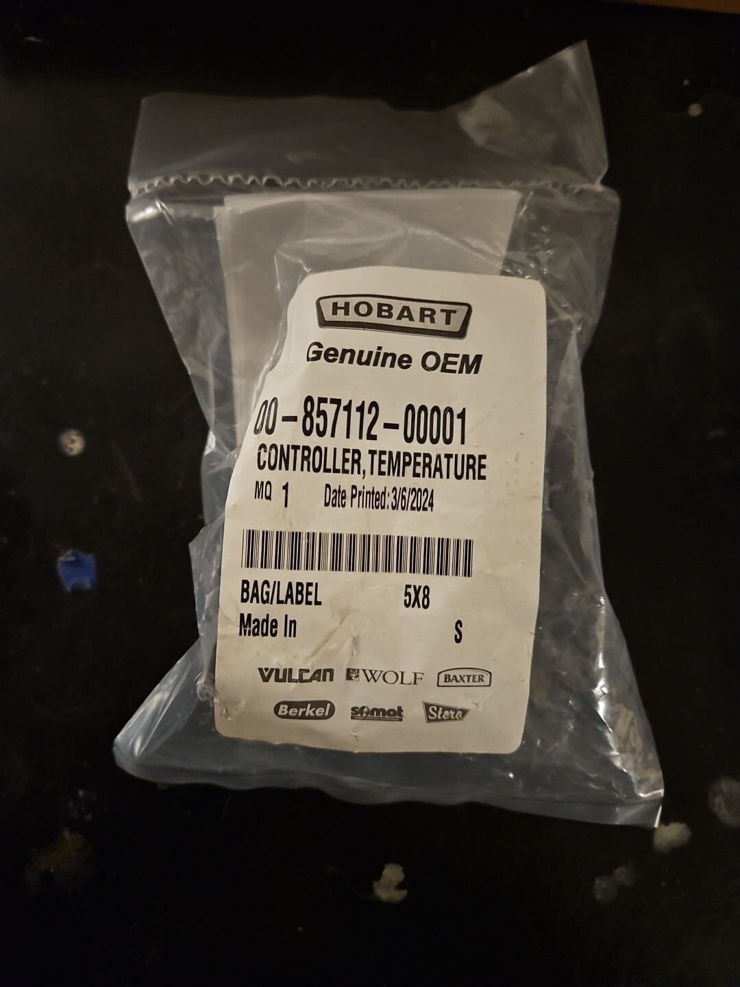 OEM Genuine Hobart VULCAN HART 00-857112-00001 TEMPERATURE CONTROLLER CY6934/1