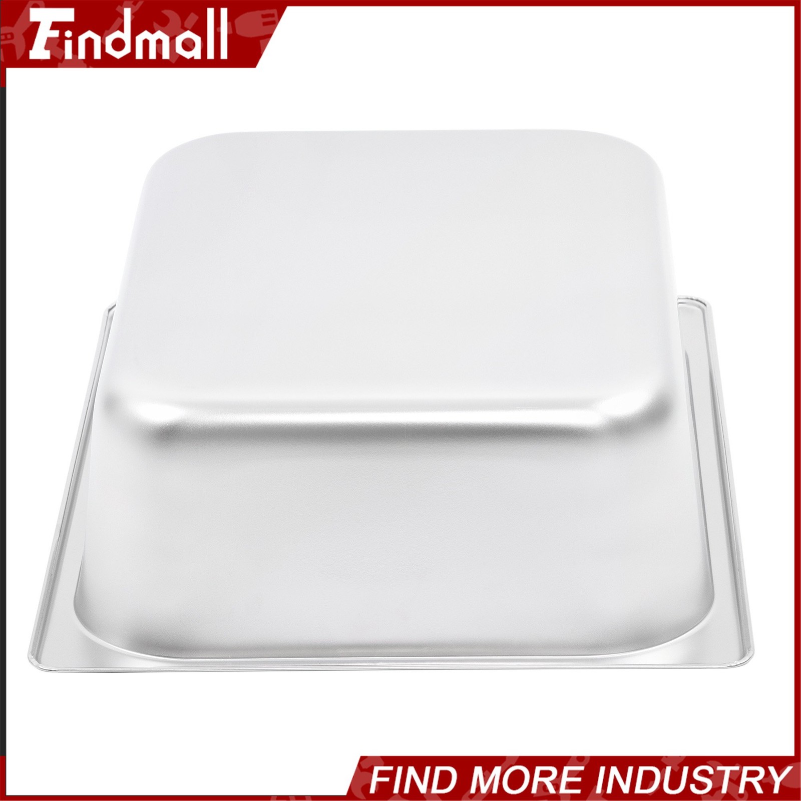 Findmall 1/2-Size 4″ Deep Stainless Steel Steam Table Pans Hotel Food Pan