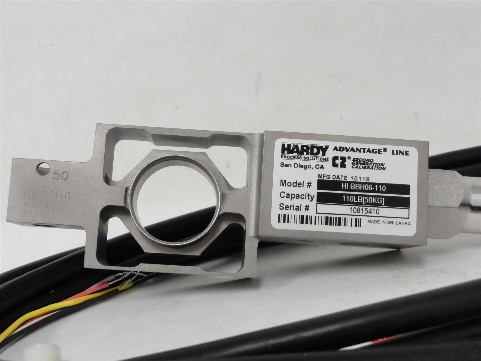 236444 New-No Box; Hardy HI BBH06-110 Load Sensor; 110LB; 10Ft Cable; Type SB6