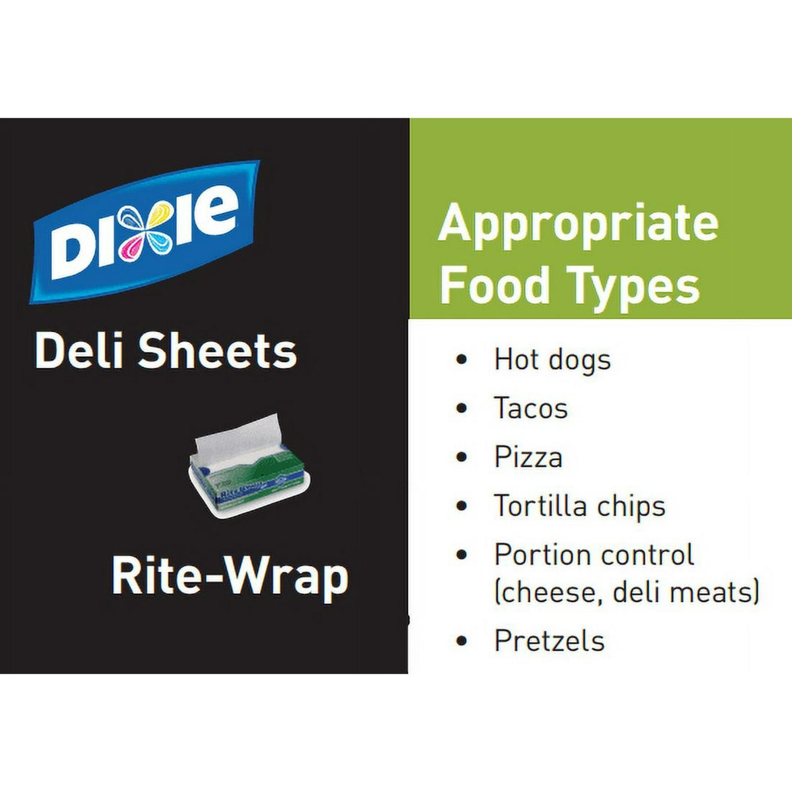 15″x10.75″ DIXIE RITE WRAP INTERFOLD DELI LIGHT WEIGHT DRY WAX PAPER 2000 SHEETS