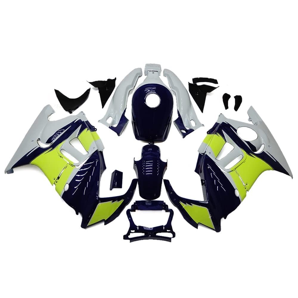 Honda CBR600F3 1995-1996 ABS Injection Fairings Fluorescent Yellow Black White