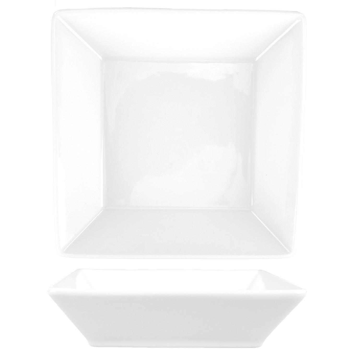 International Tableware, Inc SP-88 Slope Bright White 42 oz Porcelain Bowl
