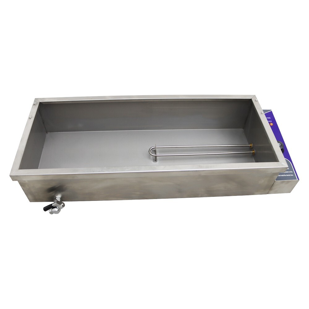 3 Pots Counter top Food Warmer 6″ Deep 1/2 size Pan Bain Marie Steamer 1500W