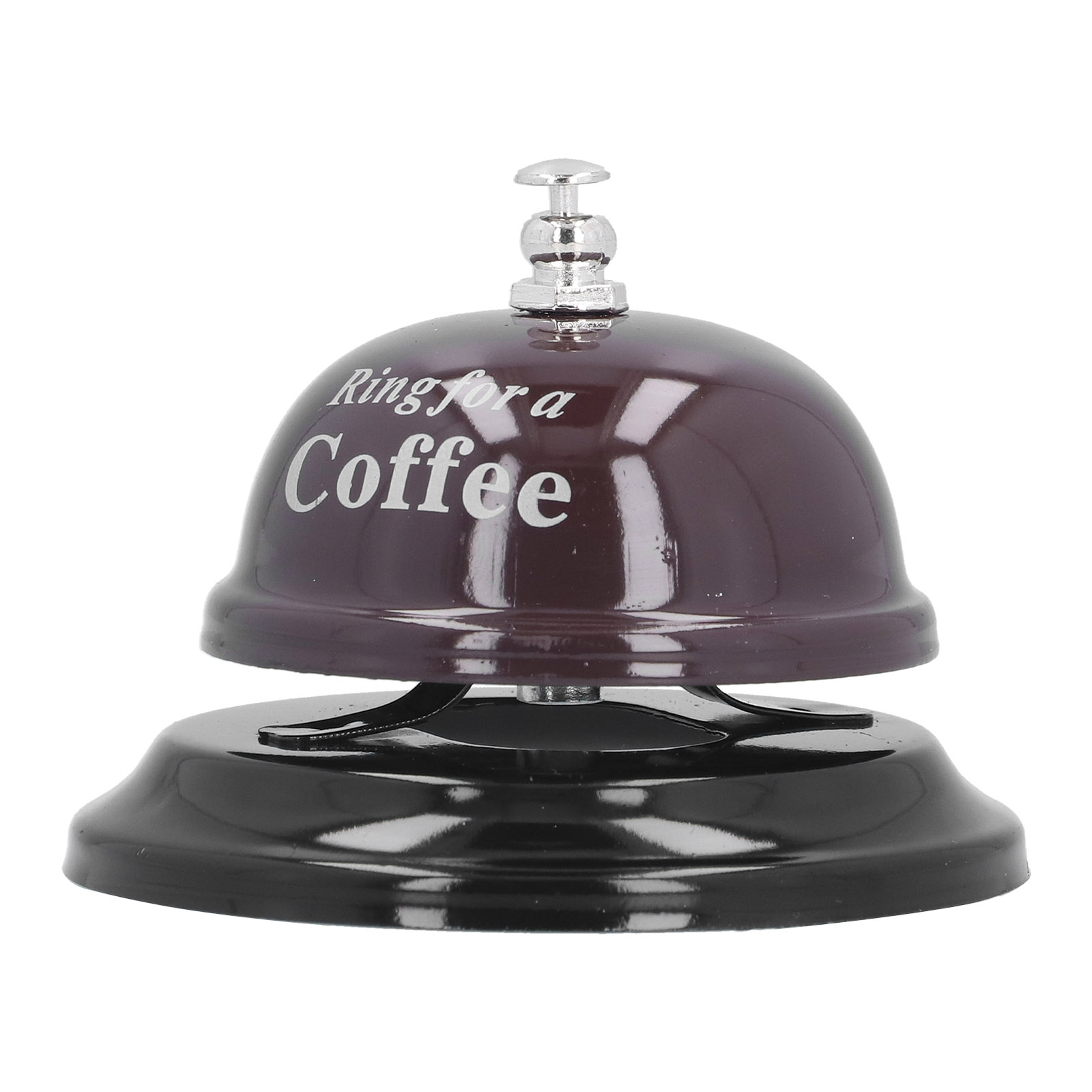 (Black)Restaurant Call Bell With Anti Slip Base Manual Meeting Bar Service Be US