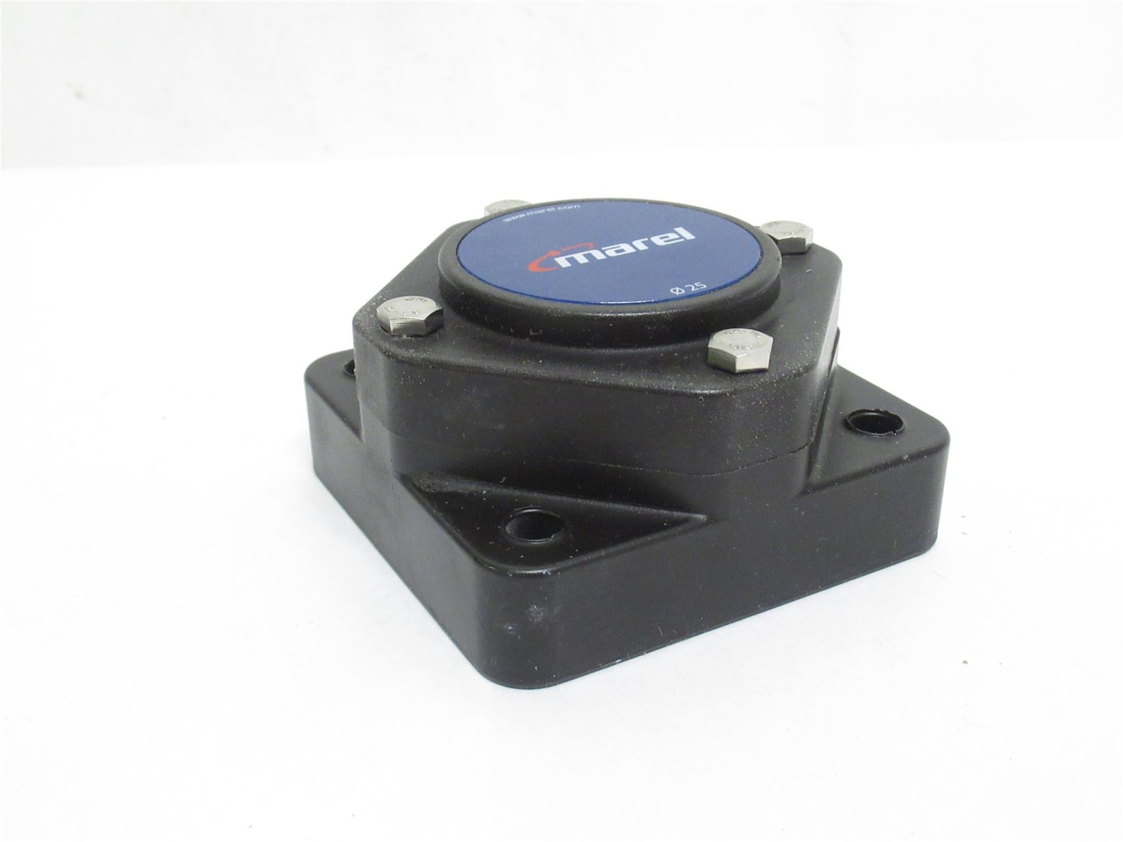 236221 New-No Box; Marel 4266243 Capped Flange Bearing; 25mmID; 4-Bolt