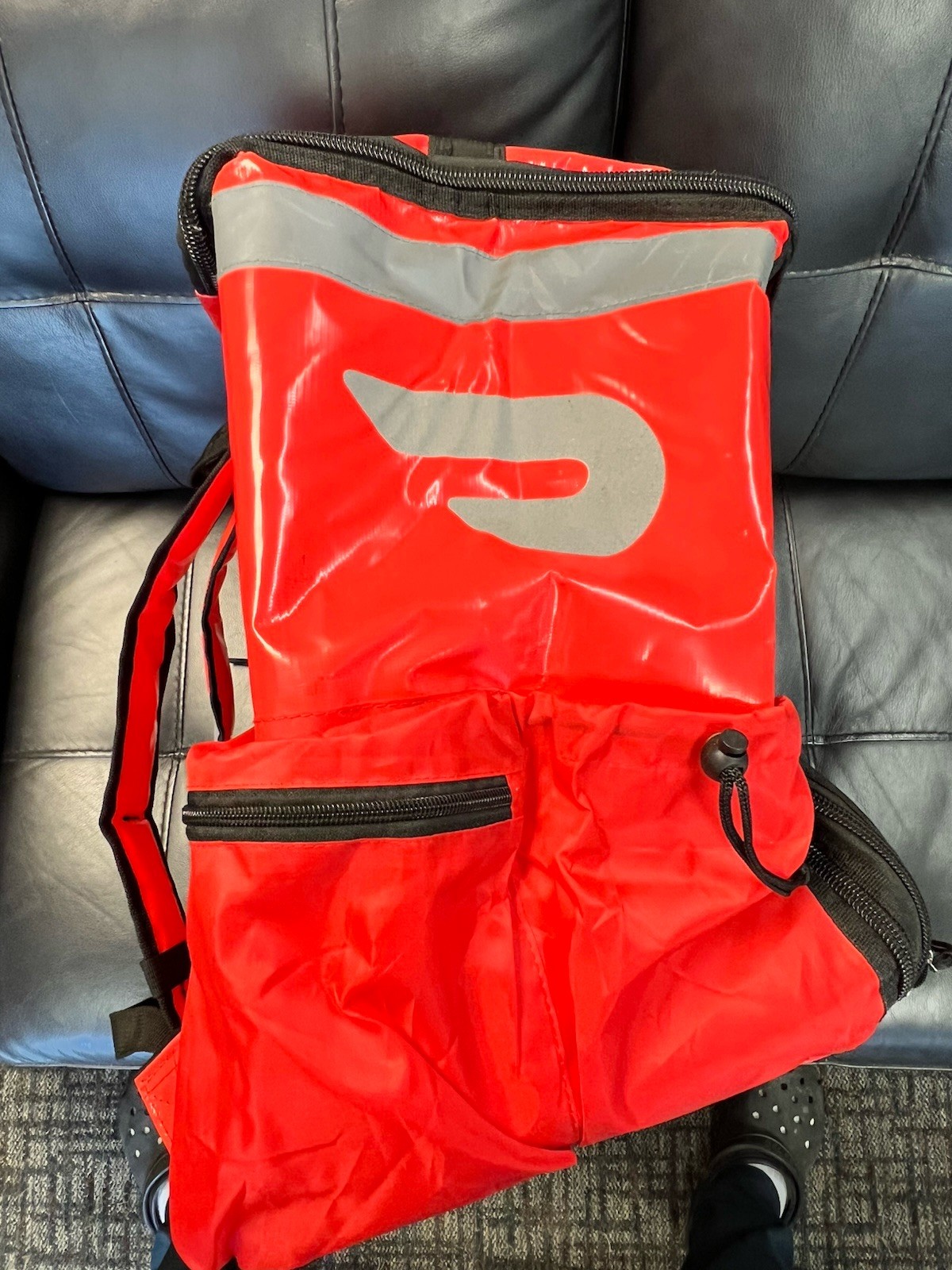 Doordash Insulated Delivery Backpack Thermal Cooler Food Bag Excellent Cond.