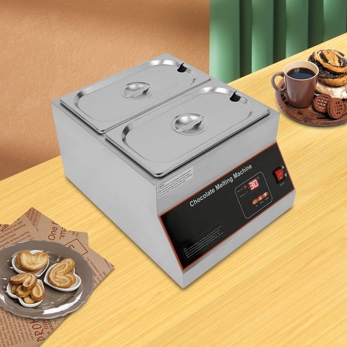 2-Pots Electric Chocolate Melting Machine Chocolate Melting Pot Chocolate Melter