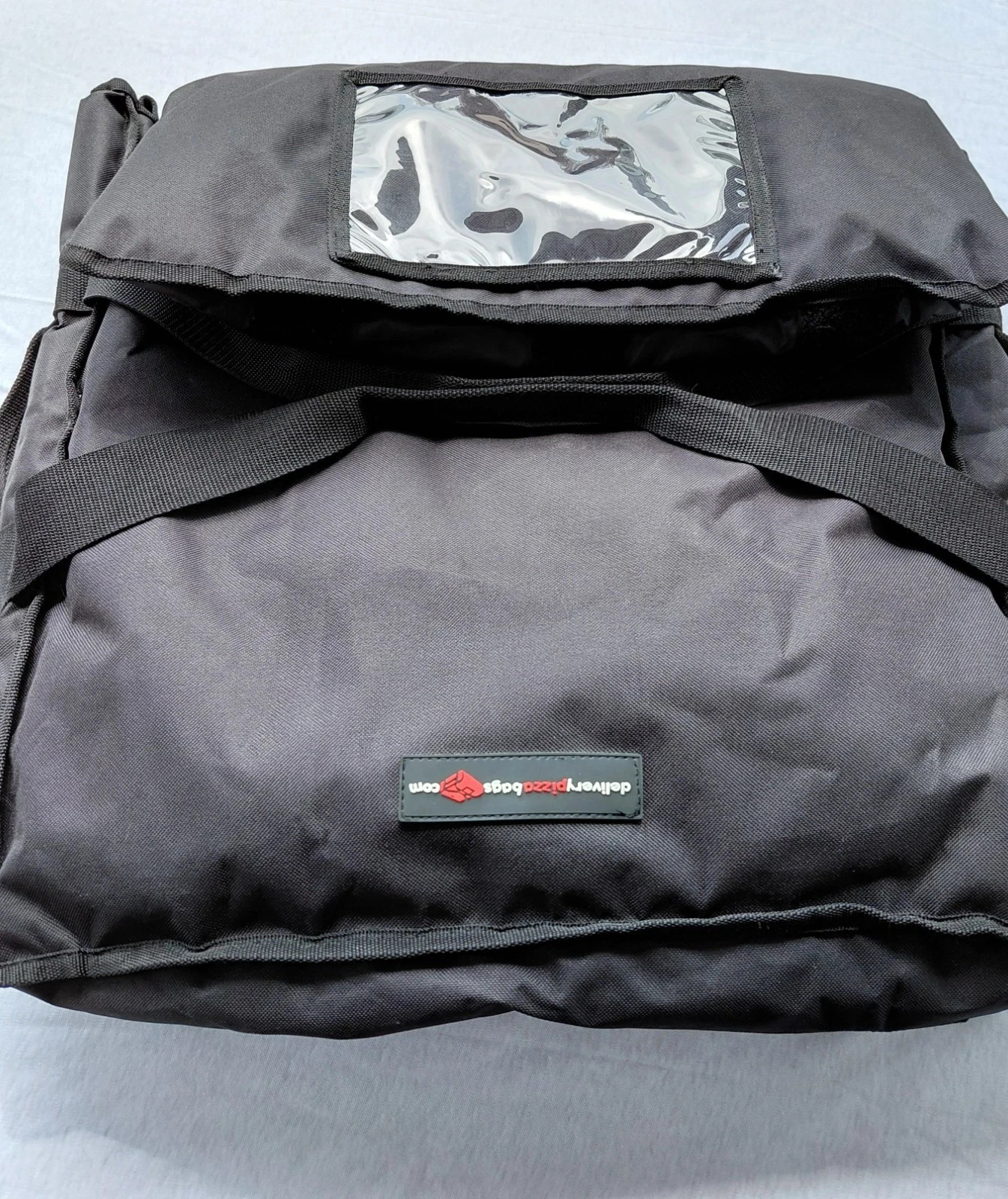 Pizza Insulated Delivery Bag Hot Thermal Delivery Car Carrier Large Black 19×22″