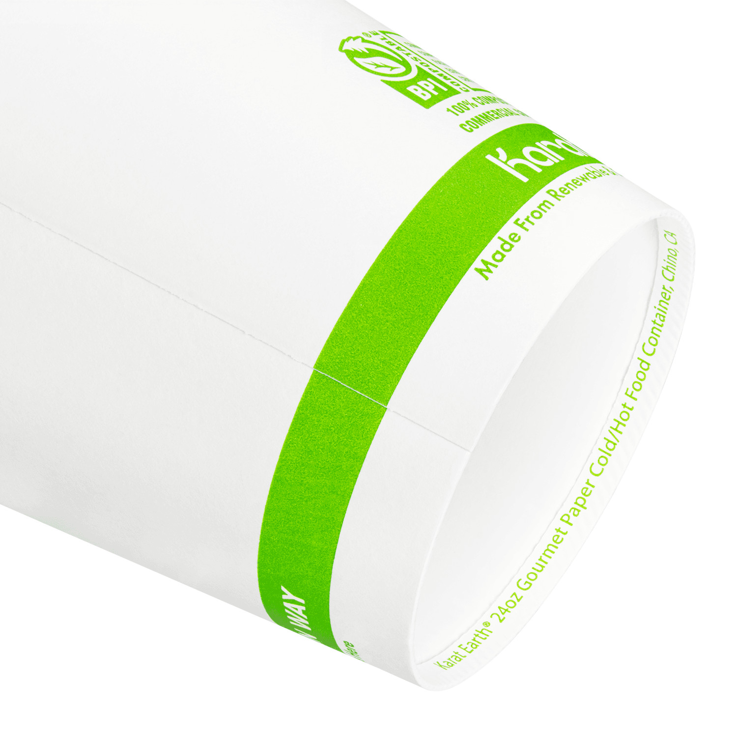 Karat Earth 24oz Eco-Friendly Paper Food Container (114.6mm), Generic – 500 ct