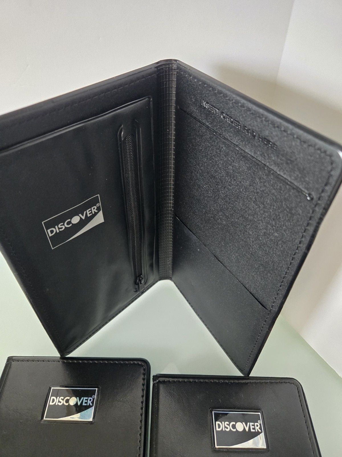 DISCOVER Server Waiter Waitress Server Book Restaurant Cash Zipper Pocket (3PK)