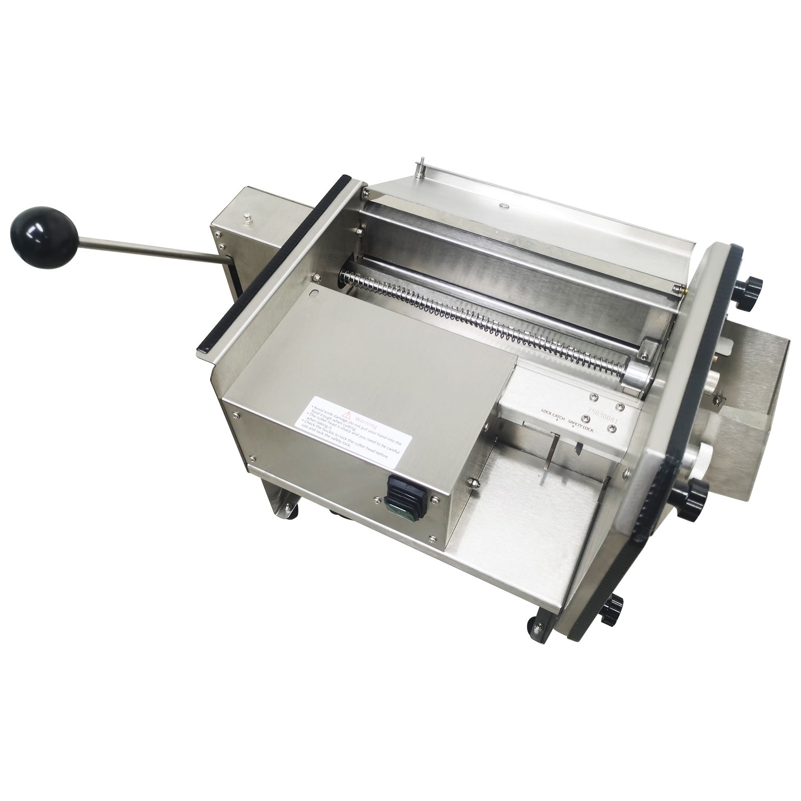 USED 110V Electric Automatic Vegetable Dicing Machine 6mm Stainless Steel Food