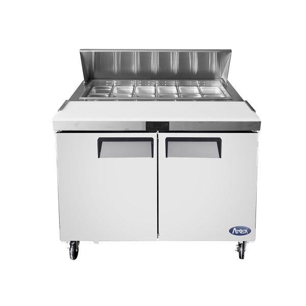 Atosa MSF8303GR 60″ 2 DOOR Sandwich Prep Refrigerator WITH 5 YEAR PARTS & LABOR!