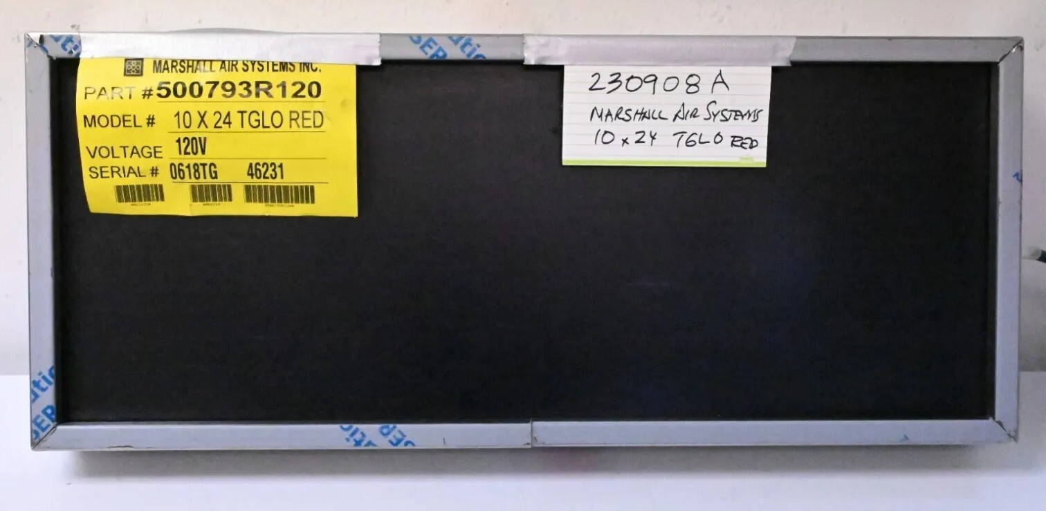 Marshall Air Systems 10×24 TGLO Red Series 5000 Model 500793R 120V OEM/Genuine