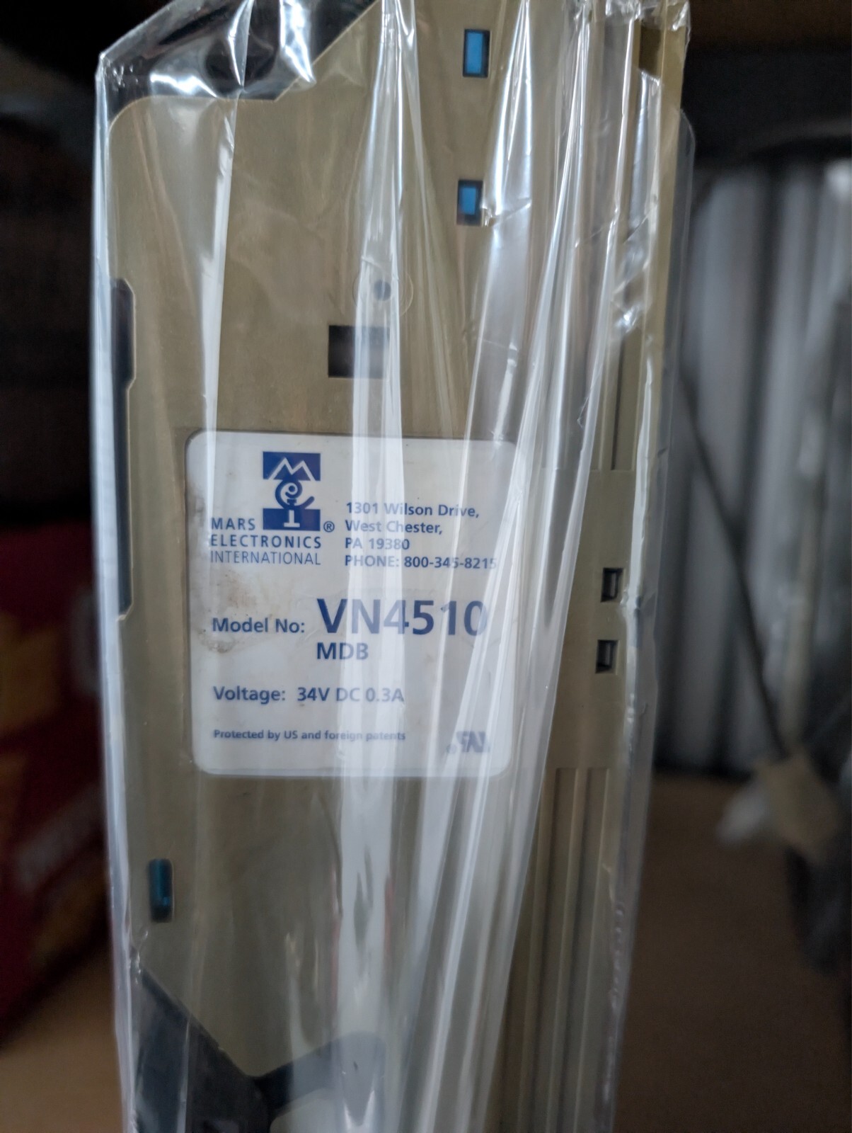 Mars MEI VN4510 DDC MDB COIN MECH COIN ACCEPTOR – Rebuilt –