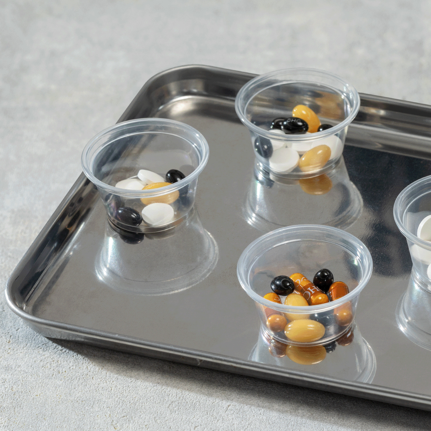 Karat 0.75 oz PP Plastic Portion Cups – Clear – 2,500 ct
