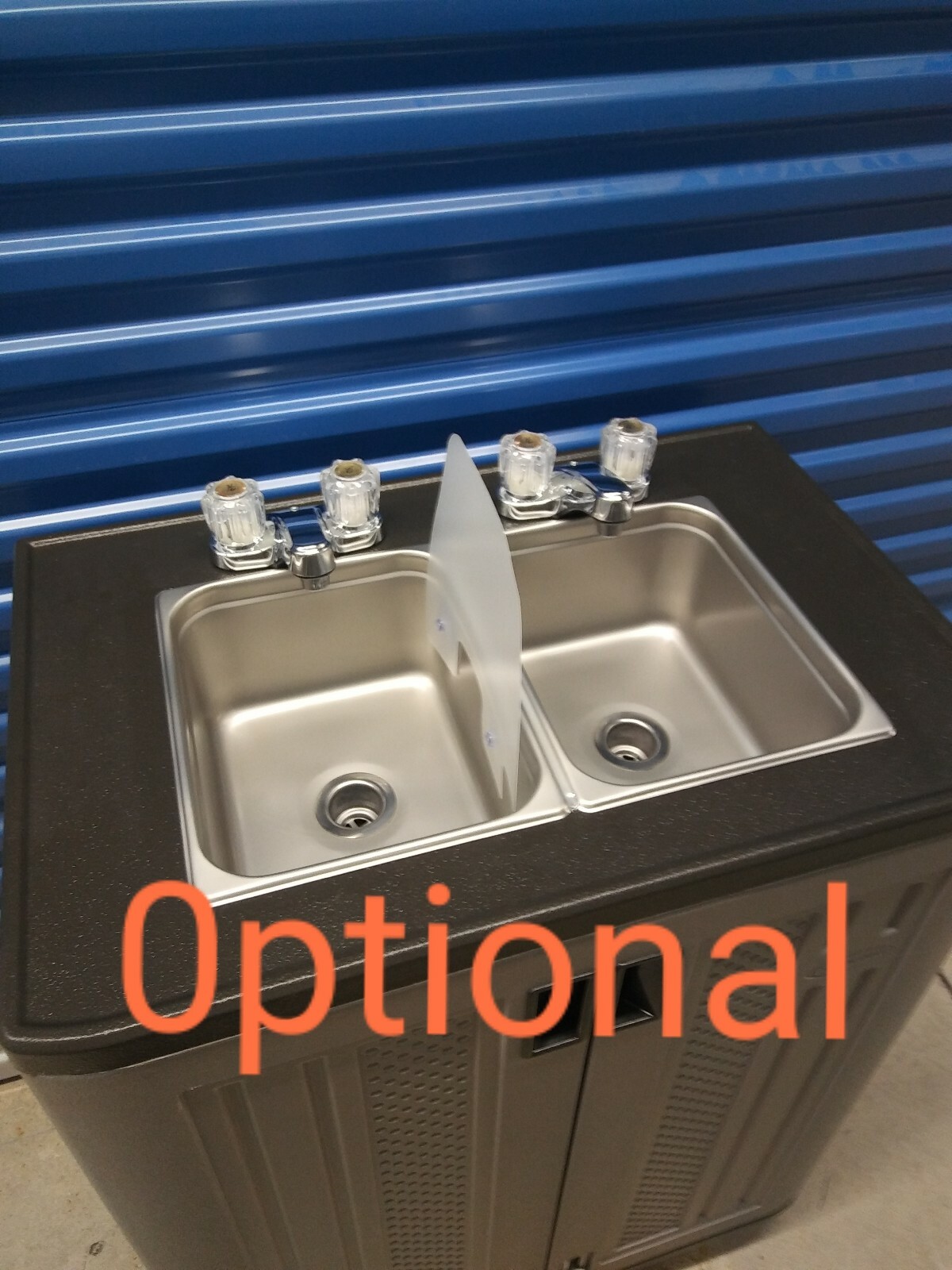 Portable Sink Mobile Concession three – compartment Hot Water w/Hand Wash Sink
