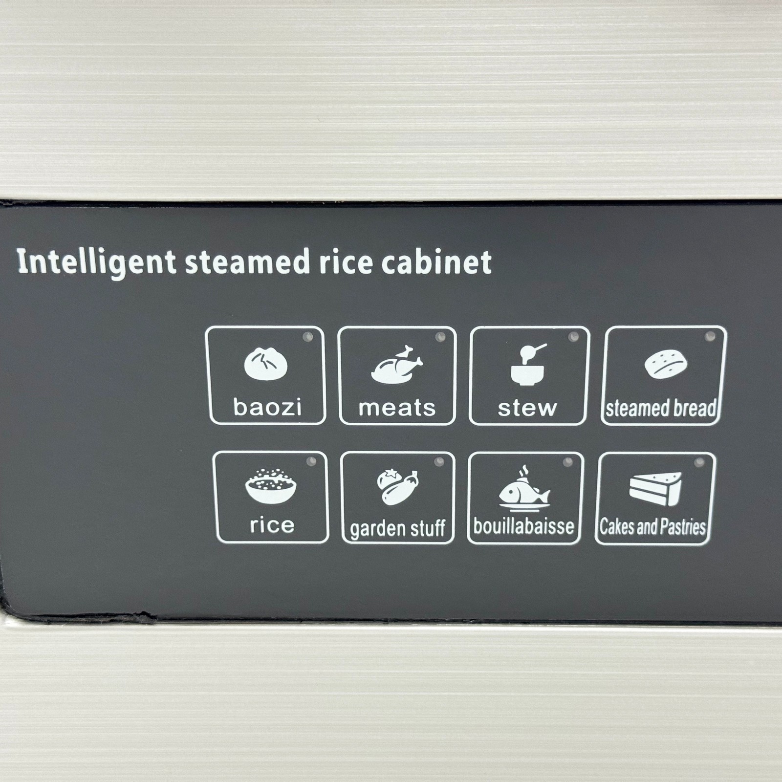 220V 3PH 8 Trays Intelligent Electric Steaming Cabinet Rice Steaming Box 9KW
