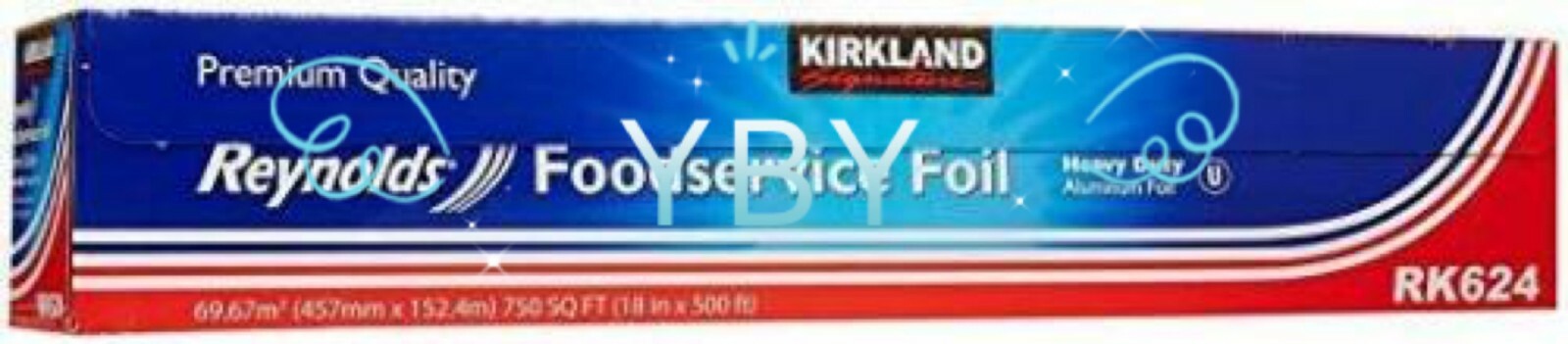 Kirkland Signature Reynolds Heavy Duty Aluminum Foil Roll RK624 18″ X 500 ft