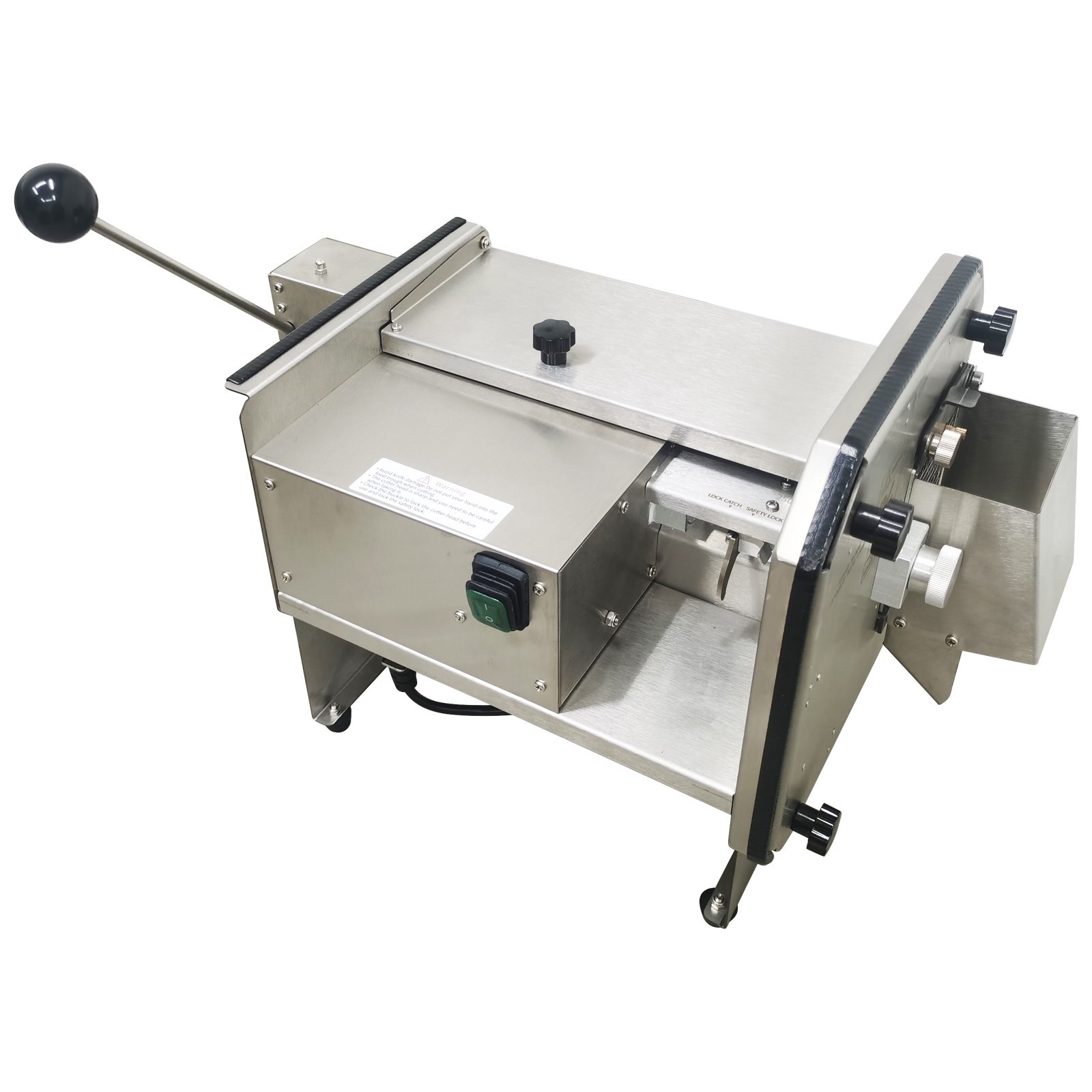 USED 110V Electric Automatic Vegetable Dicing Machine 6mm Stainless Steel Food