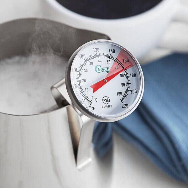 USA SELLER CHOICE ESPRESSO MILK FROTHING THERMOMETER W/CLIP FREE SHIP US ONLY