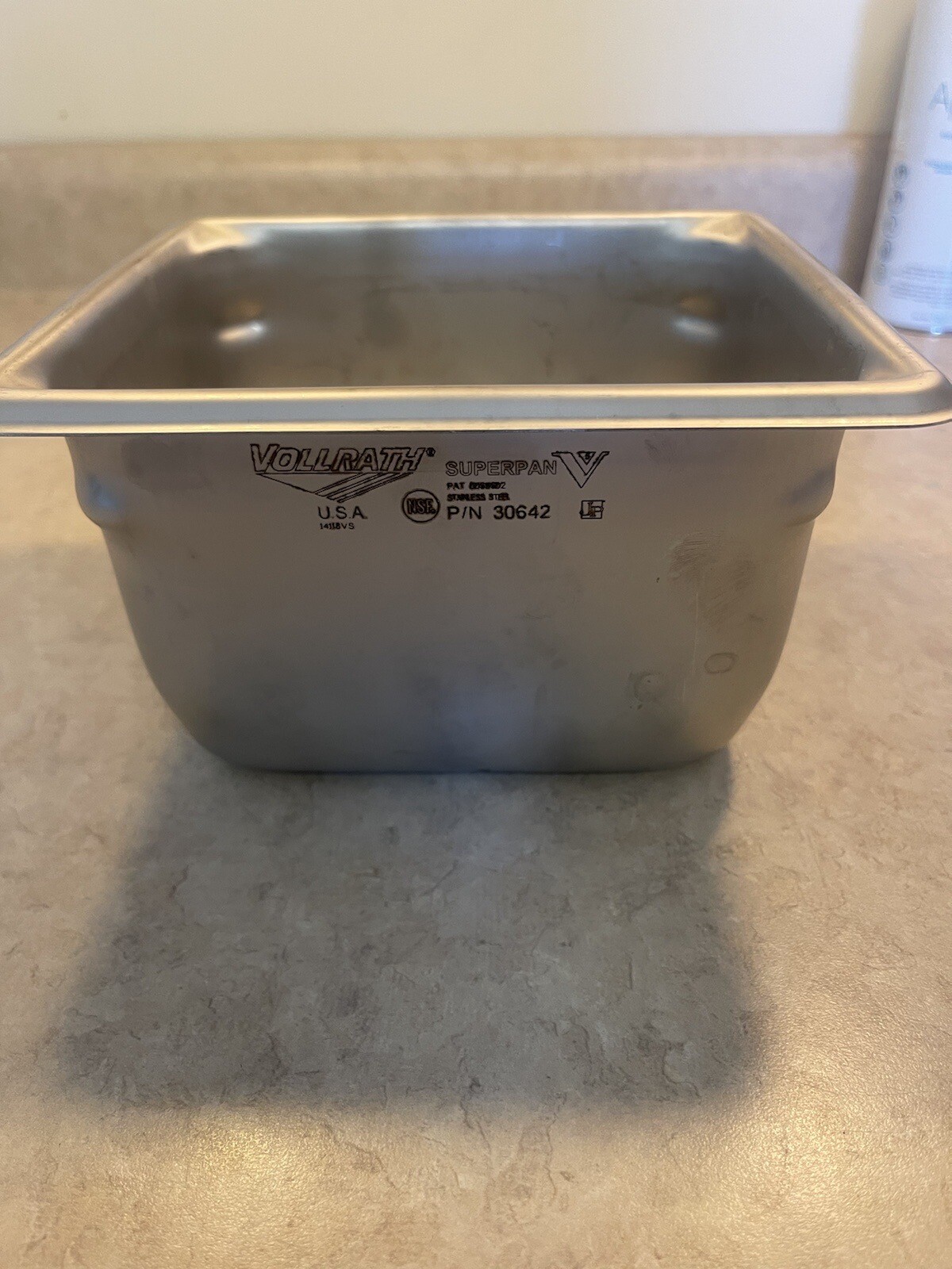 Vollrath – 30642 – Super Pan V® Sixth Size 4 in Deep Steam Table Pan