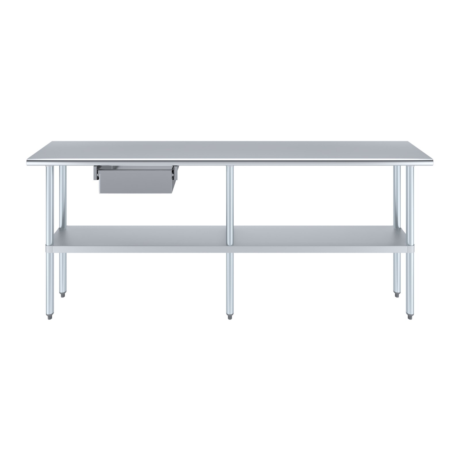 14 in. x 84 in. Stainless Steel Work Table With Drawer