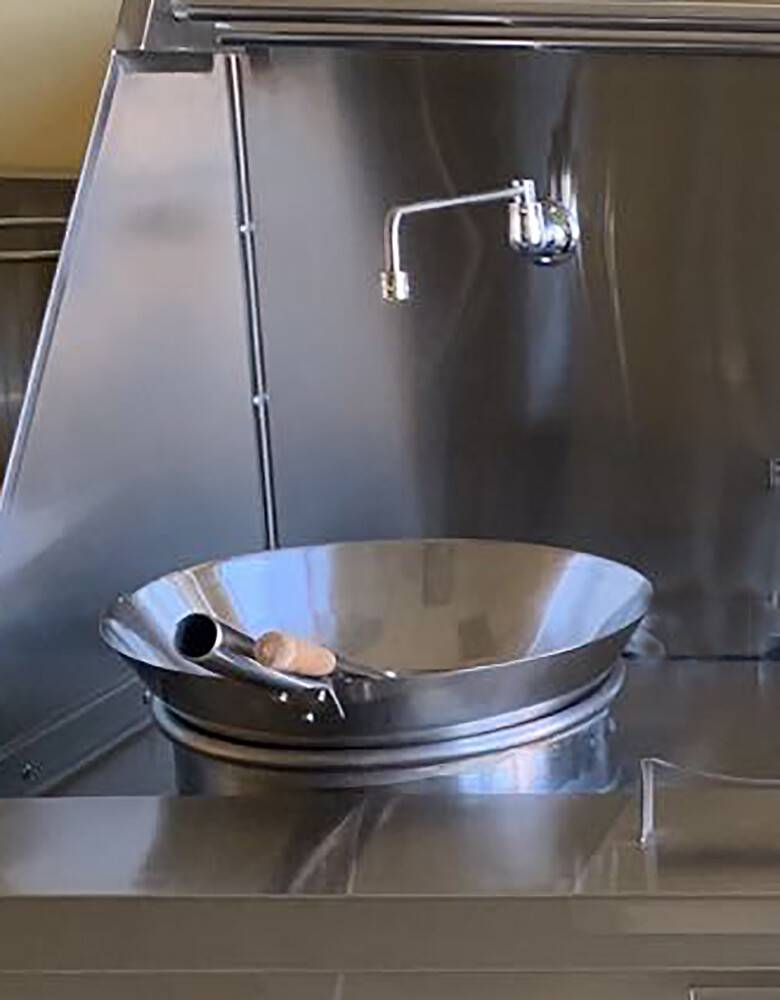 Krowne 13-222L 3/8″ Wok Range Faucet with 12″ Automatic Swing Spout – NSF Listed