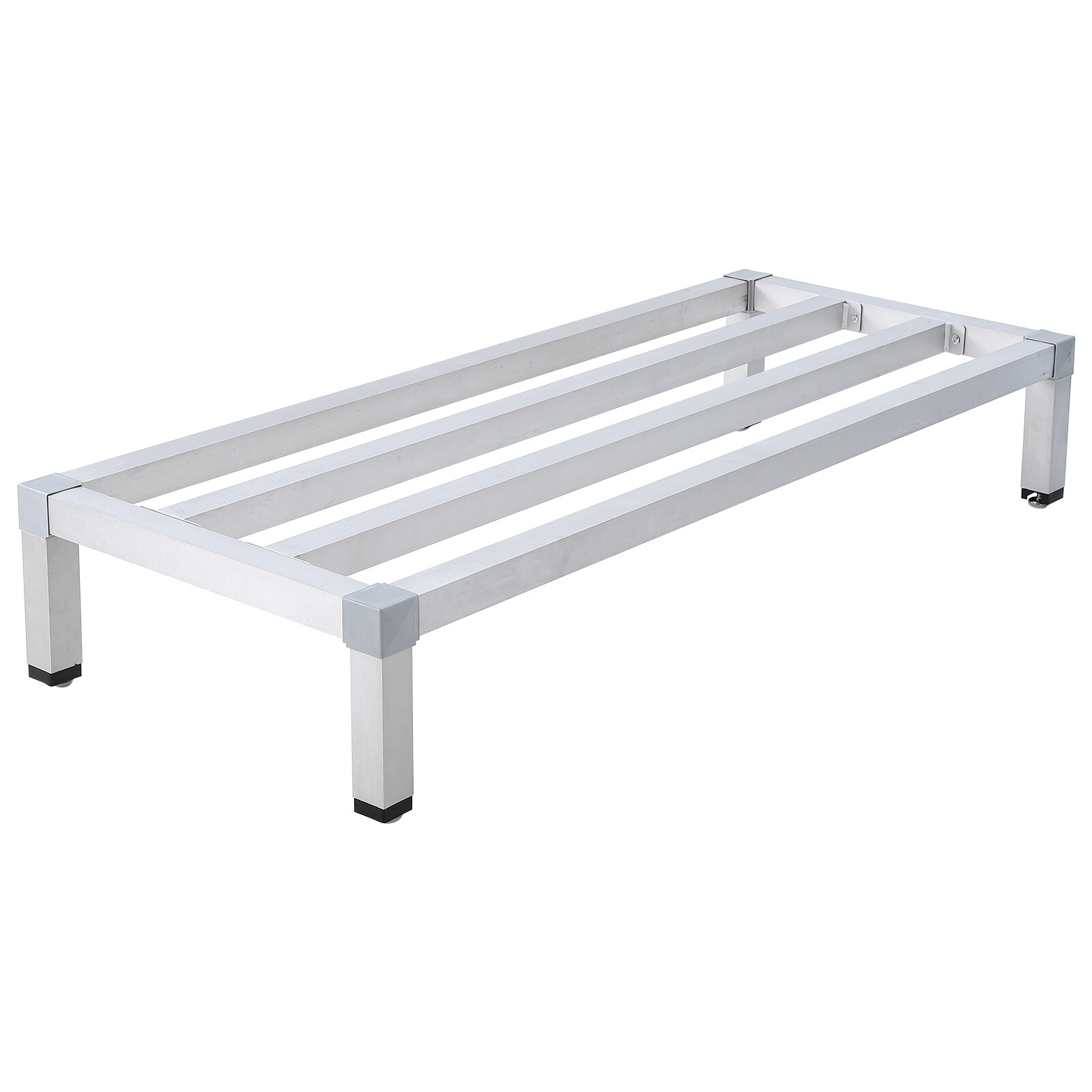 48″ x 20″ x 8″ Aluminum Dunnage Rack 1000lbs Low Shelf for Off-Floor Storage