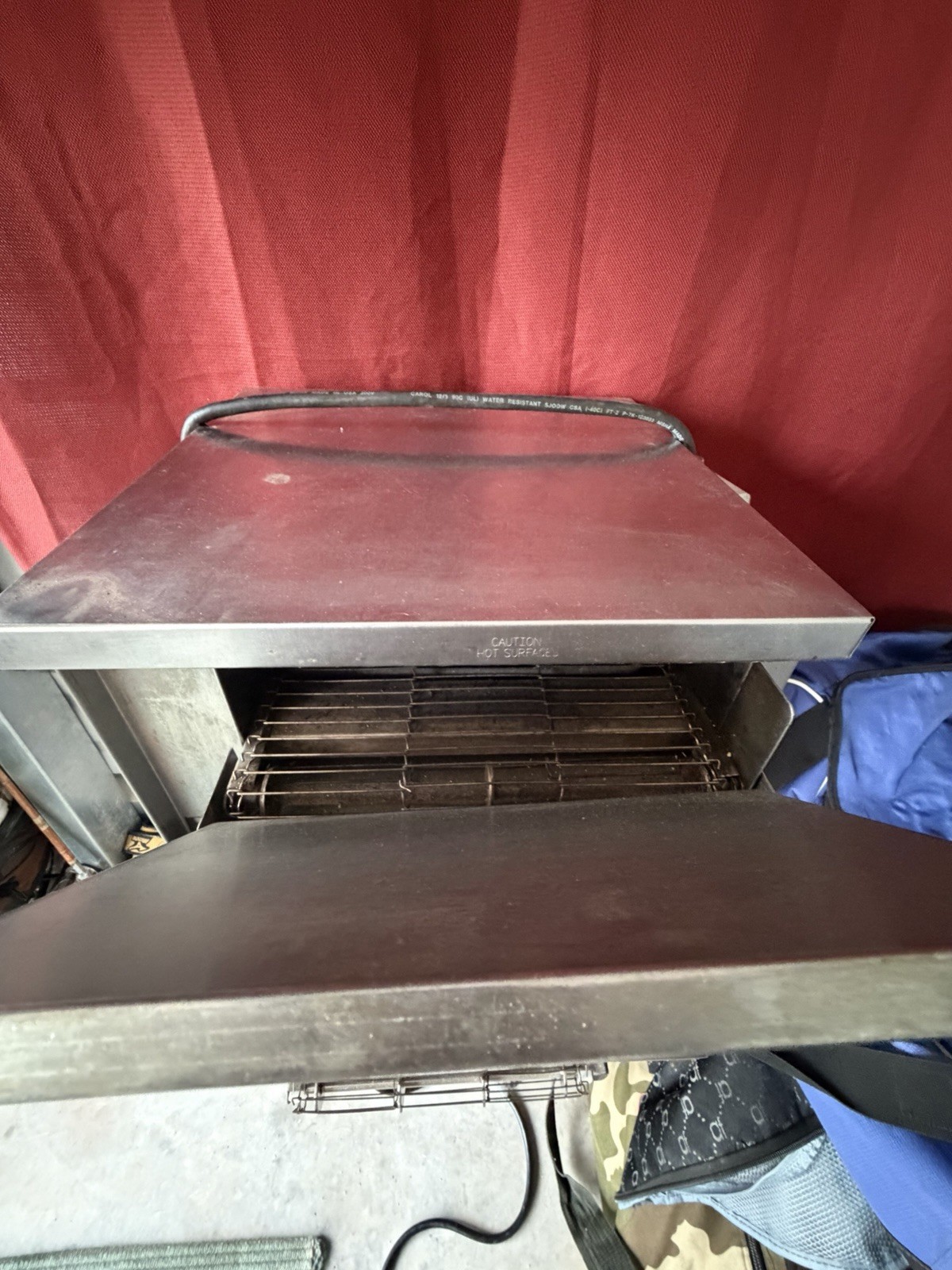 Commercial Electric Countertop Toaster Roller, Automatic Control, On/Off switch