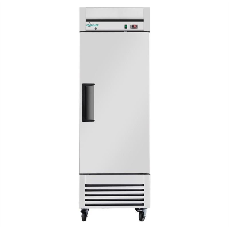 27″ Reach-In Commercial Refrigerator Digital Thermostat NSF Certified 23 Cu. Ft