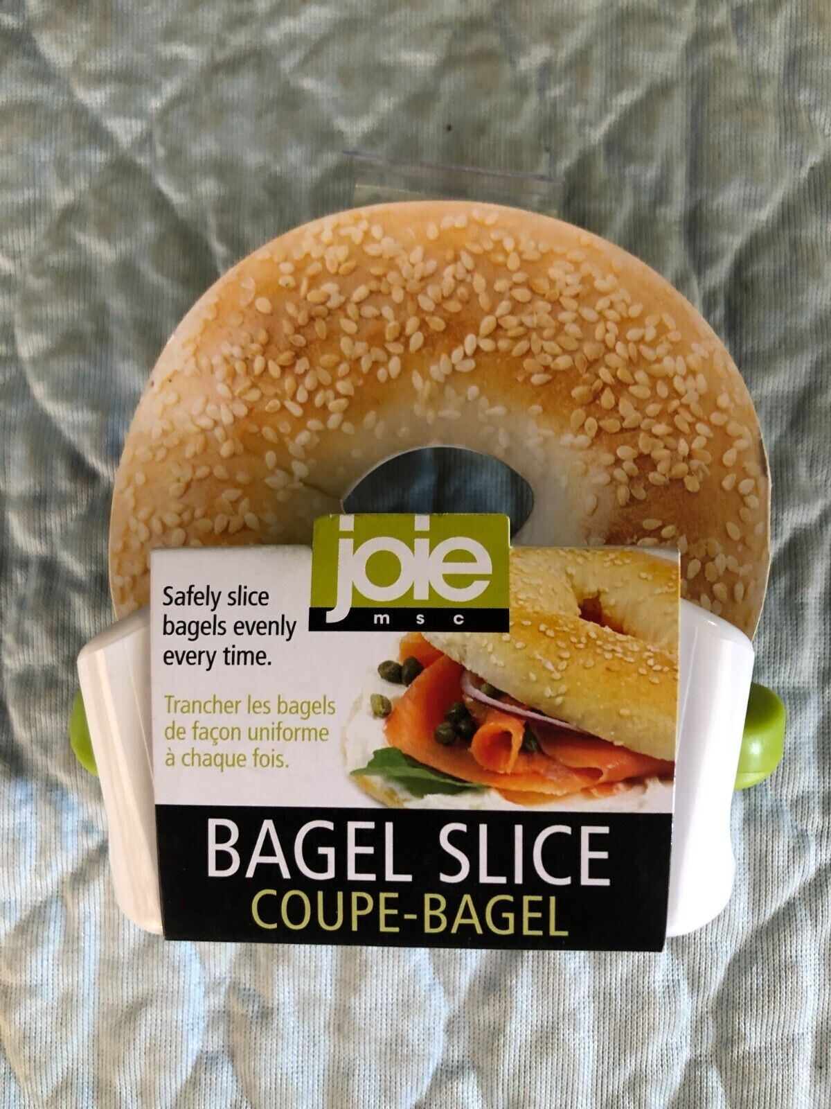 MSC International 12614 Joie Bagel Slicer Set of 1 Piece 1 Count Green