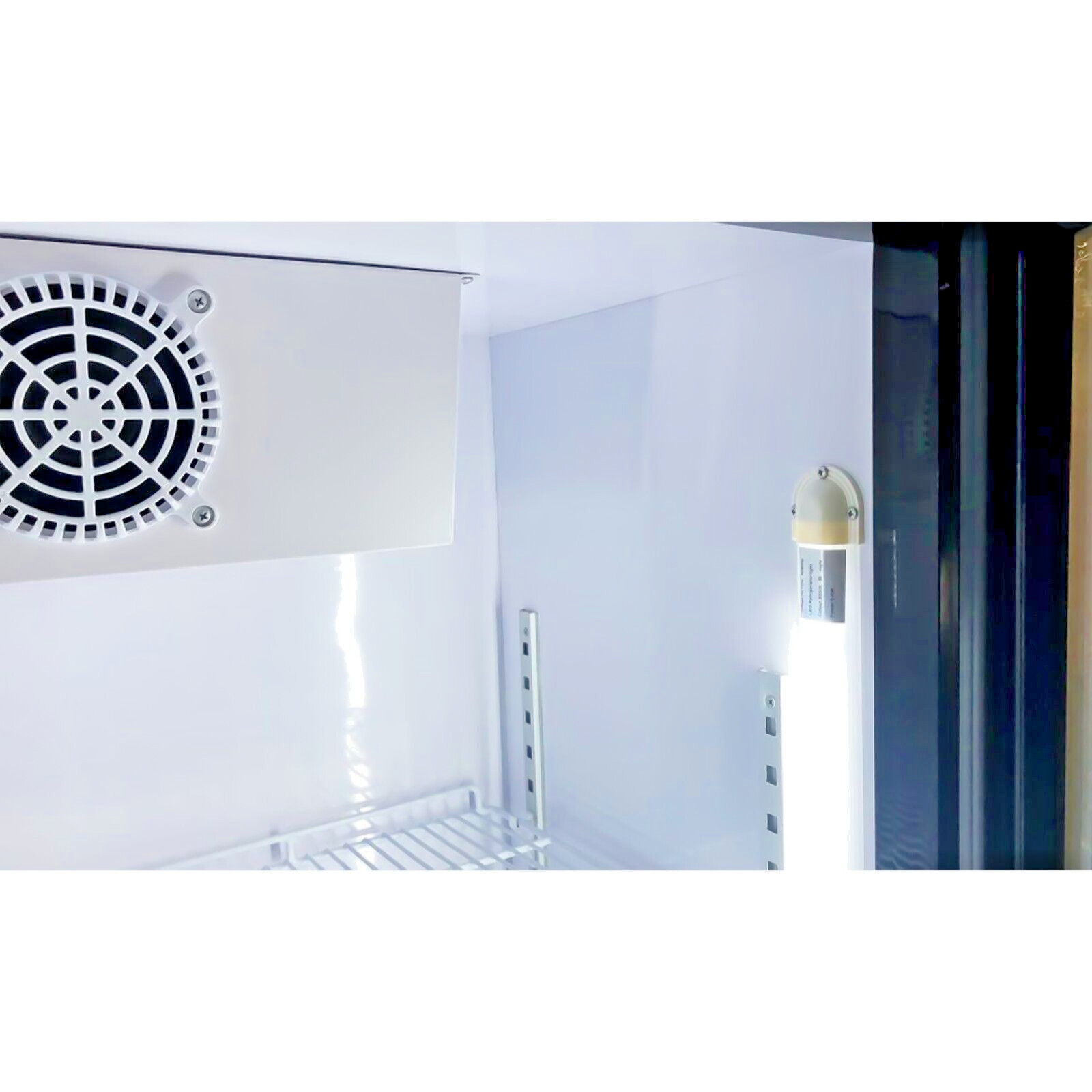 New 48″ 2 Door Glass Door Refrigerator Cooler Merchandiser 26 Cu. NSF CSA ETL