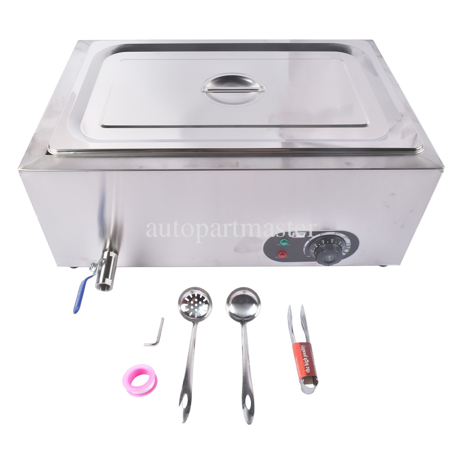 Catering Food Warmers Steam Table Food Warmer 1200W 1 / 2 / 3 / 4 / 5 / 6 Pan